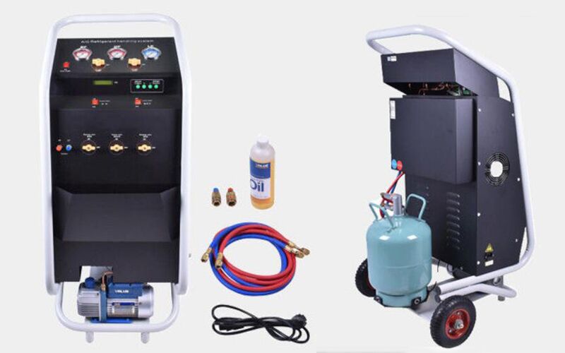 Compeletely Automatic A/C Refrigerant Recovery&Charging Machine